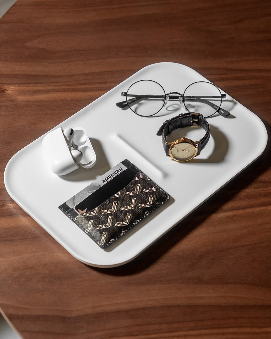 Japandi Catchall Tray | White