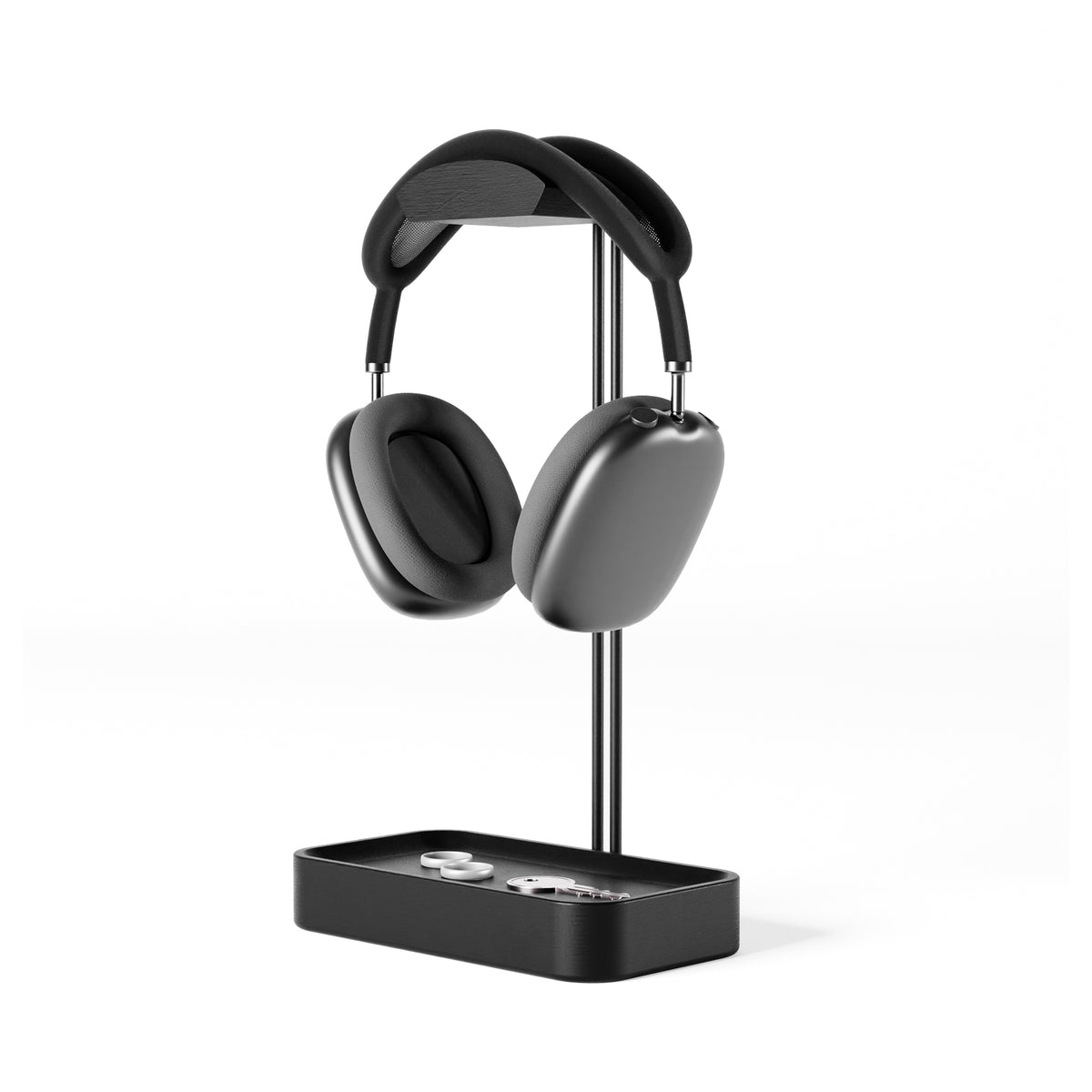 Headphone Stand | Black Wood