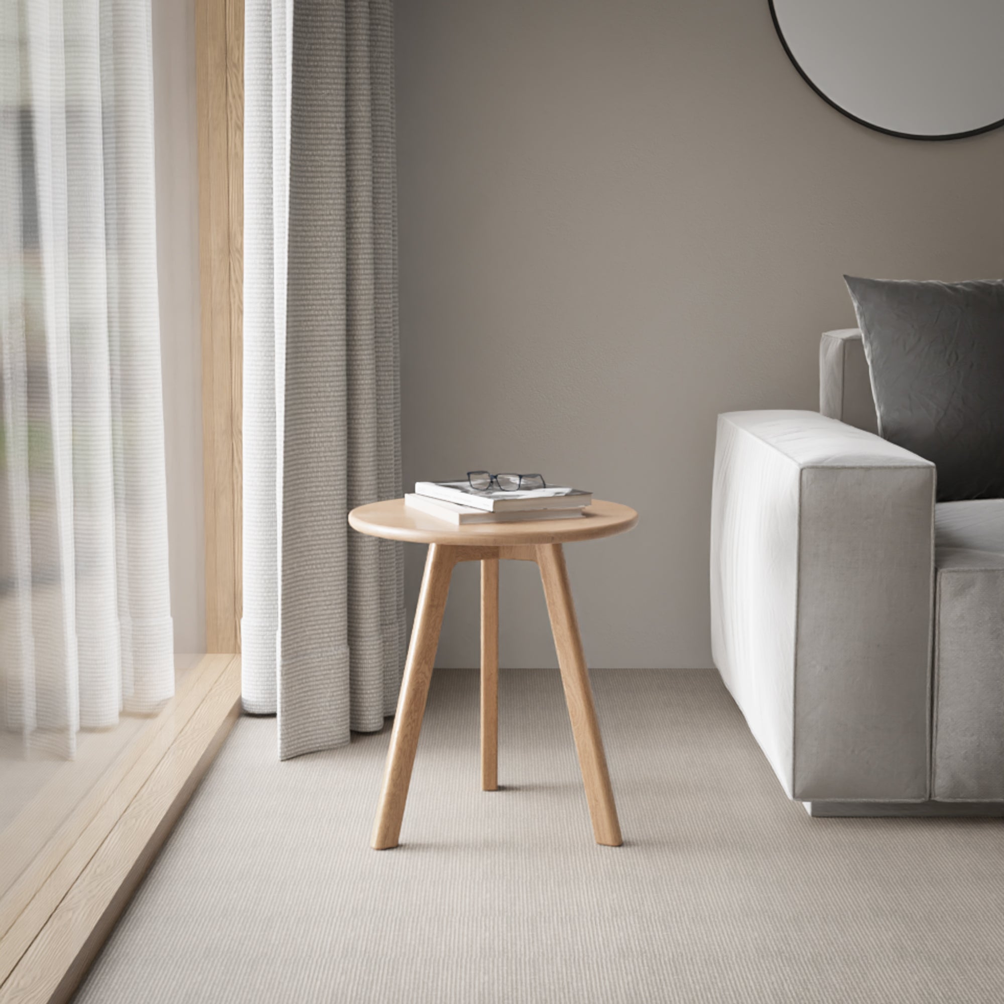 Table d'appoint | Chêne blanchi à la chaux
