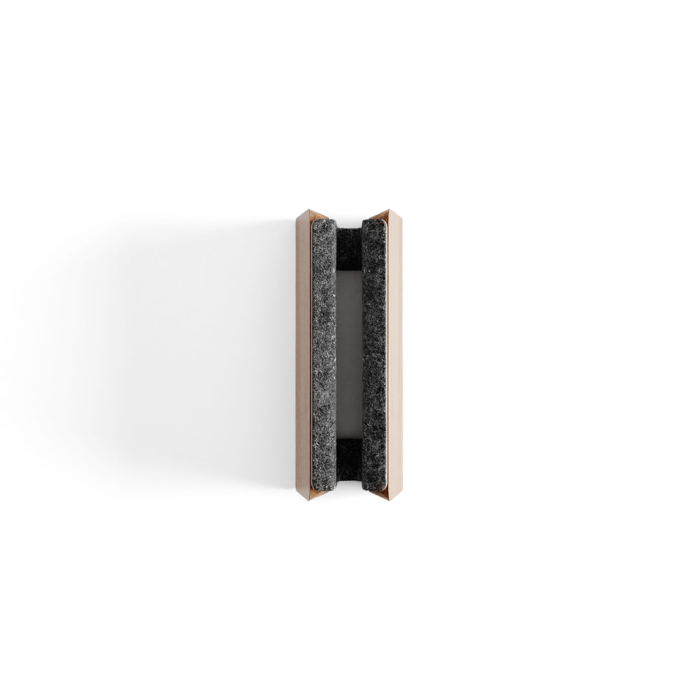 Vertical Laptop Stand Dual Clamshell Holder for Macbook | Walnut Wood