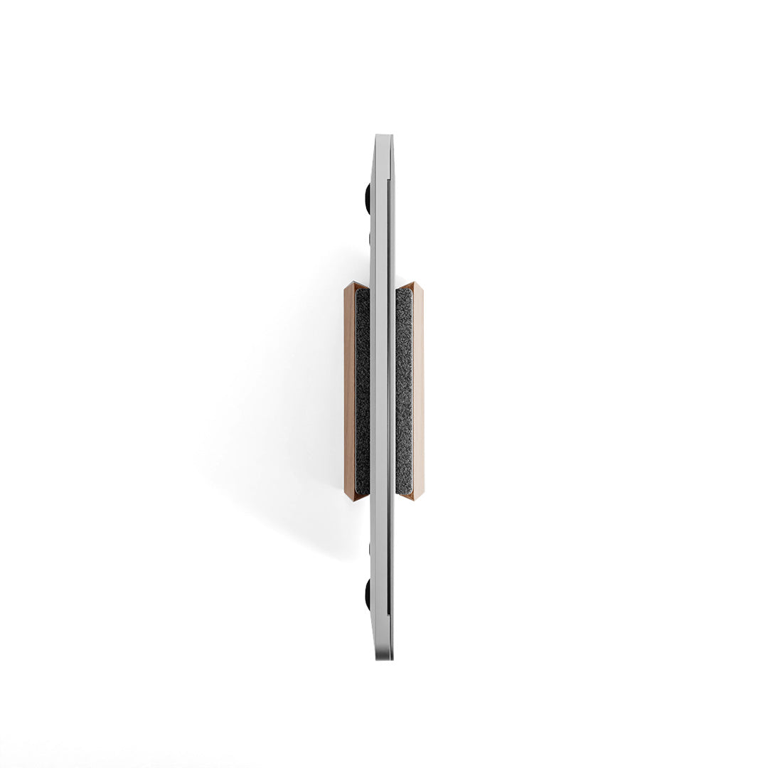 Vertical Laptop Stand | Adjustable | Walnut