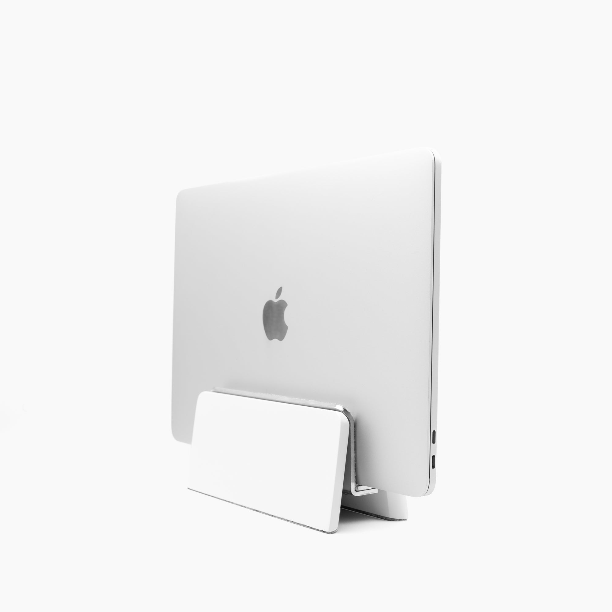 Verticale laptopstandaard | Wit
