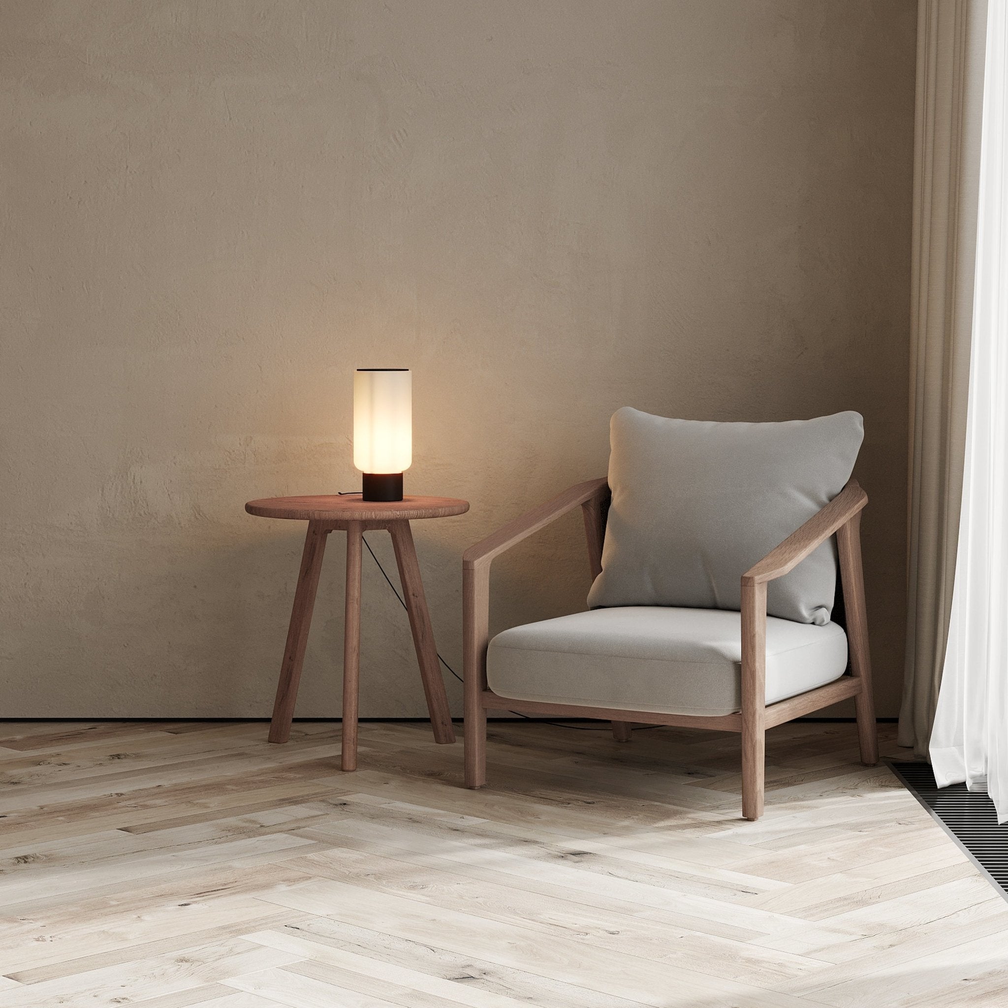 Side Table | Whitewash Oak - Raico Store