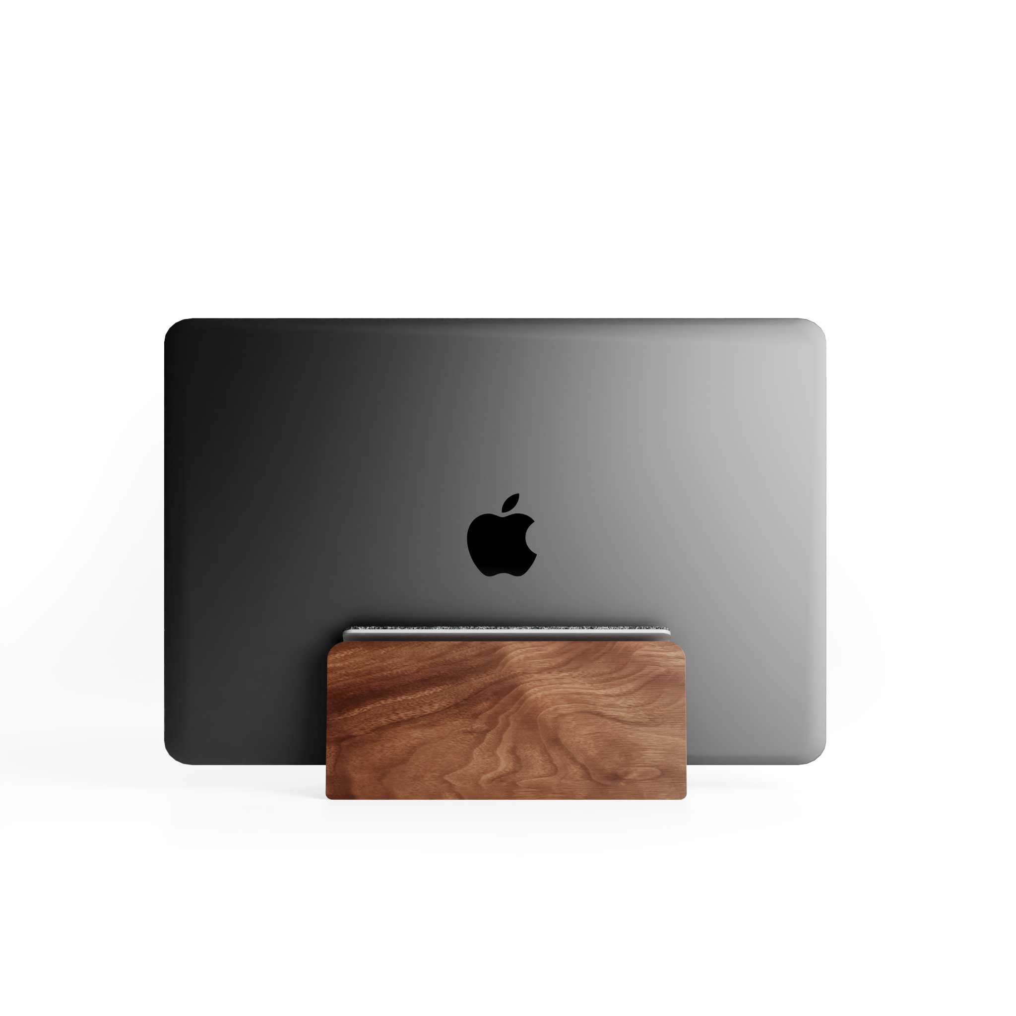 Vertical laptop stand wood -  Italia